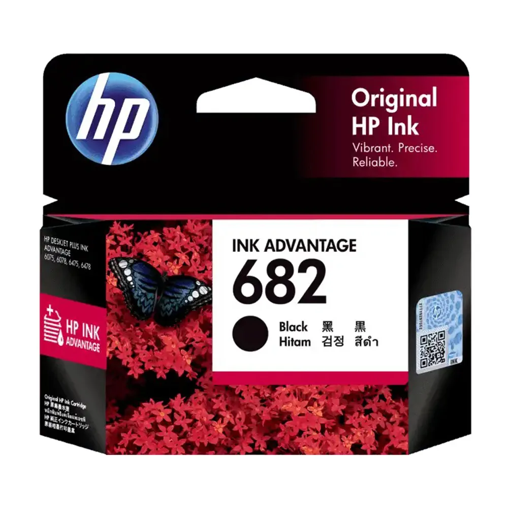 HP Genuine Ink Cartridge 682 Black view 2
